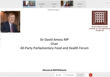 Sir David chairs the Westminster Food & Nutrition Conference: next steps for reducing obesity in England
